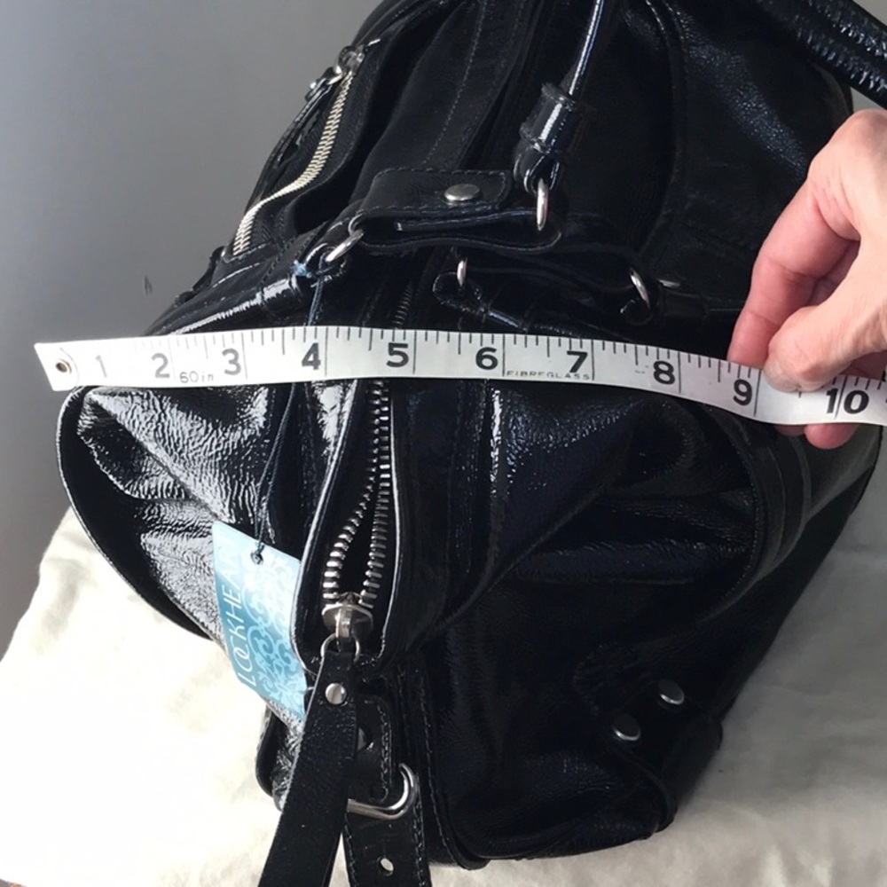 Lockheart Black Doctor Bag Patent Leather - Picture 15 of 15